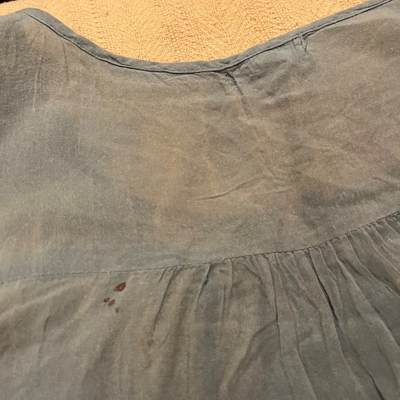 Vintage aqua sheer doll tank top - Picture 6 of 6